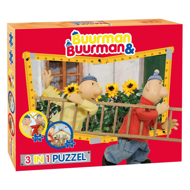 Load image into Gallery viewer, Buurman en buurman puzzel 3in1