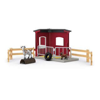 Load image into Gallery viewer, Schleich farm world geitenstal 42726