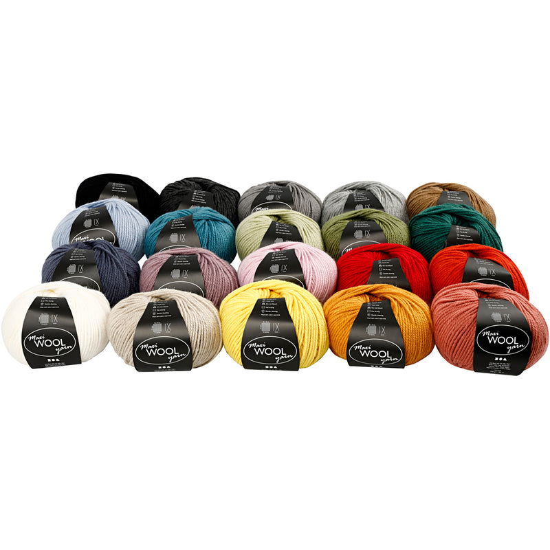 Afbeelding laden in galerijviewer, Https: www.cchobby.nl wolgaren-l-125-m-diverse-kleuren-20x100-gr-1-doos
