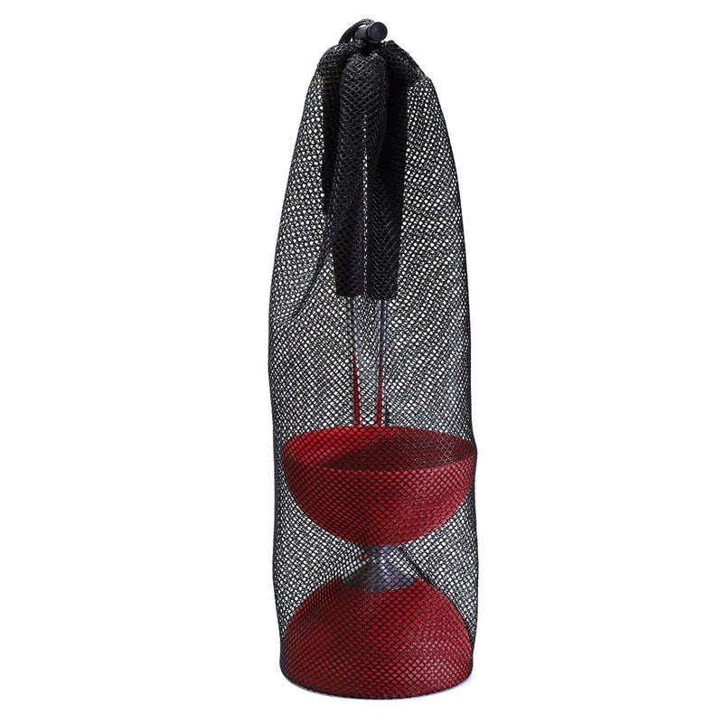 Load image into Gallery viewer, Eureka rubber diabolo met aluminium stokken - rood
