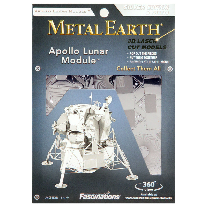 Load image into Gallery viewer, Metal earth apollo lunar module zilver editie
