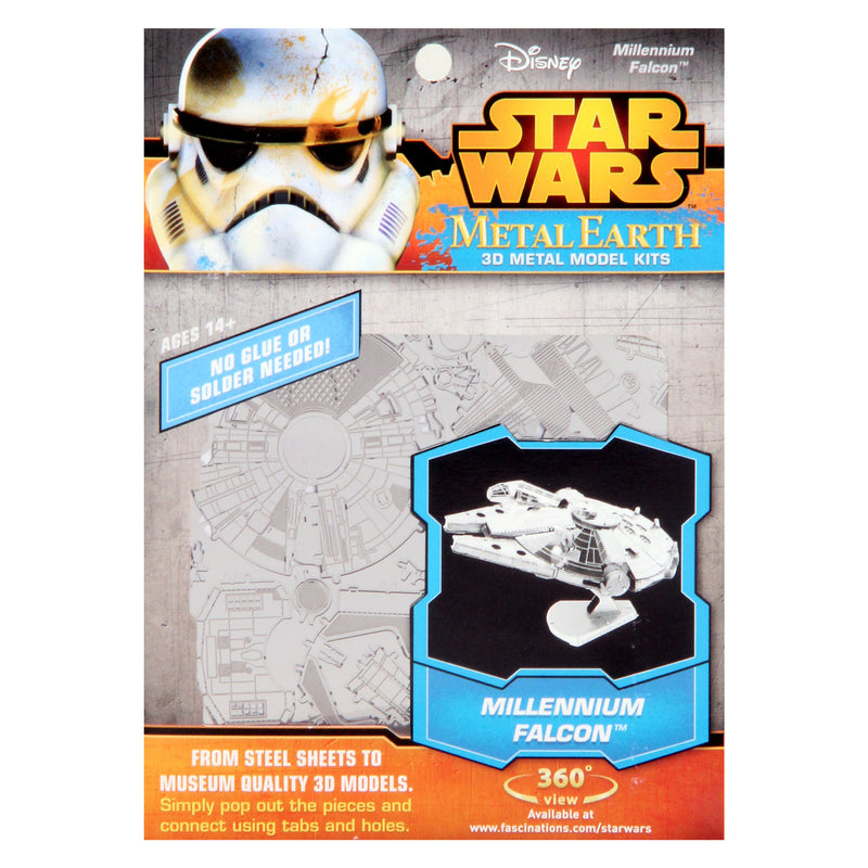 Load image into Gallery viewer, Eureka metal earth star wars millennium falcon