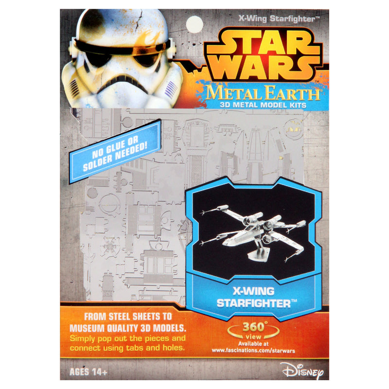 Load image into Gallery viewer, Eureka metal earth star wars x-wing