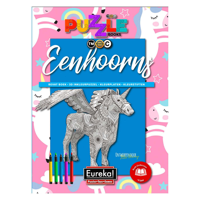 Load image into Gallery viewer, Eureka 3D Puzzel Books Eenhoorns