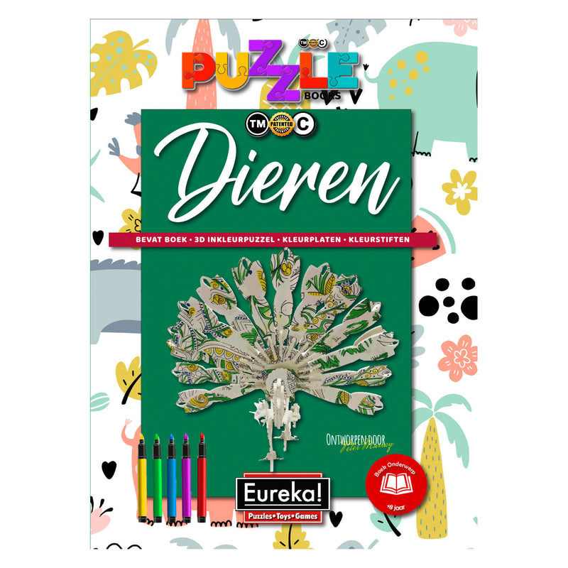 Load image into Gallery viewer, Eureka 3D Puzzel Books Dieren