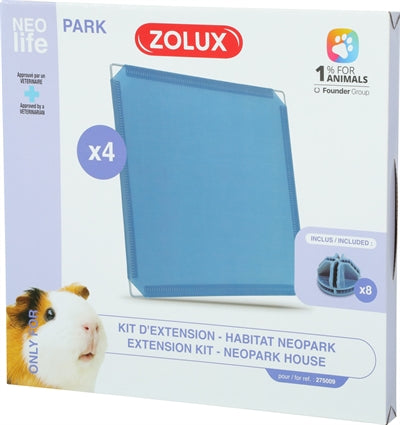 Load image into Gallery viewer, Zolux neolife neopark cavia uitbereidingsset gesloten panelen