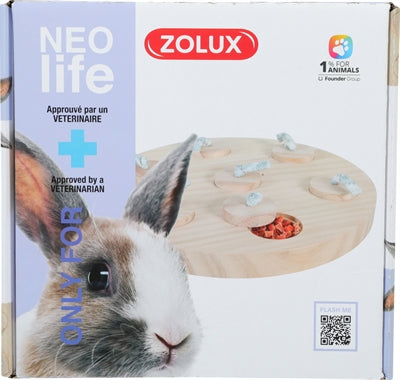 Load image into Gallery viewer, Zolux neolife treat tray konijn hout