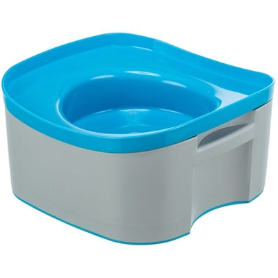 Load image into Gallery viewer, Trixie drinkbak reisbak strong donkergrijs petrol