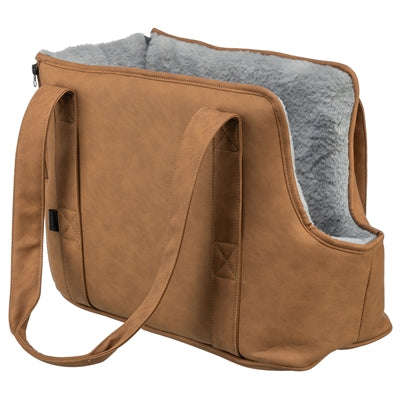 Load image into Gallery viewer, Trixie hondentas evelyn bruin grijs