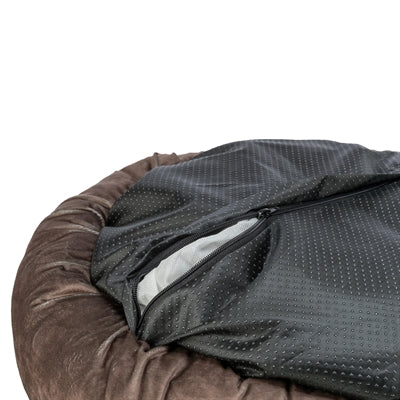 Load image into Gallery viewer, Trixie hondenmand lionel gerecycled rond bruin