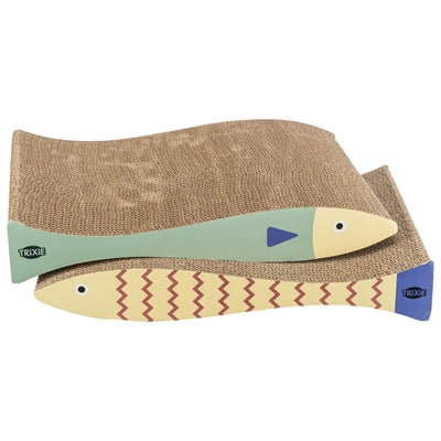 Load image into Gallery viewer, Trixie krabmat vis met catnip mintgroen creme