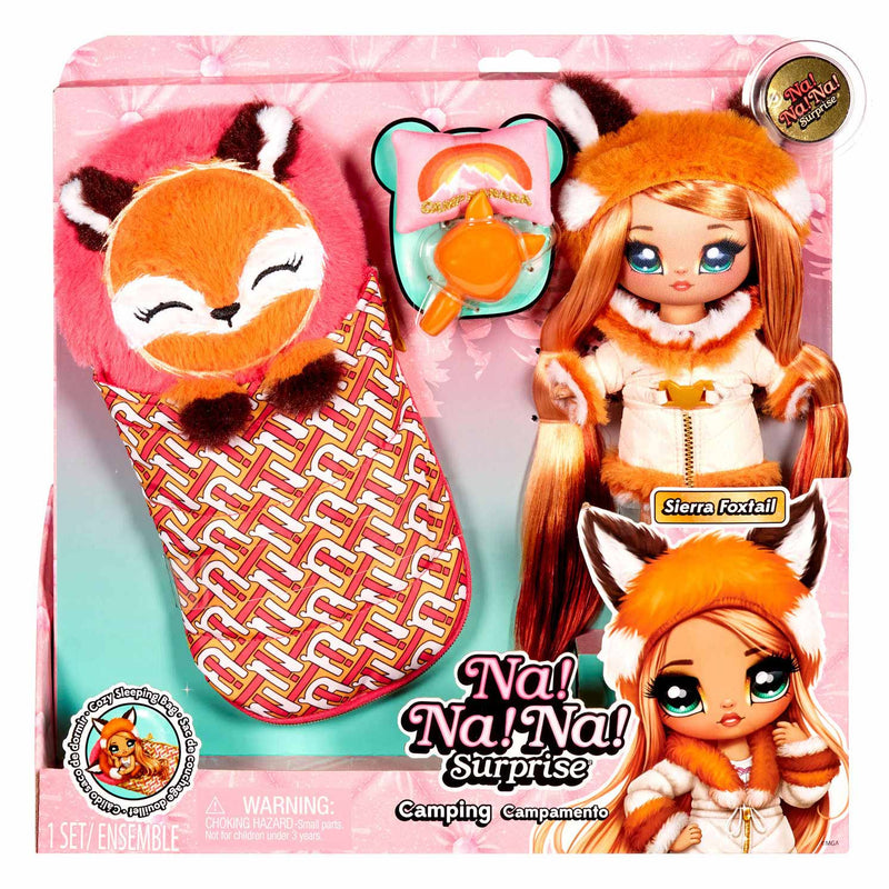 Load image into Gallery viewer, MGA Entertainment Na! Na! Na! Surprise Camping Doll Sierra Foxtail