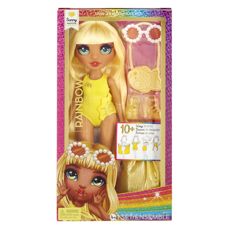 Load image into Gallery viewer, Mga entertainment rainbow high swim style pop - sunny