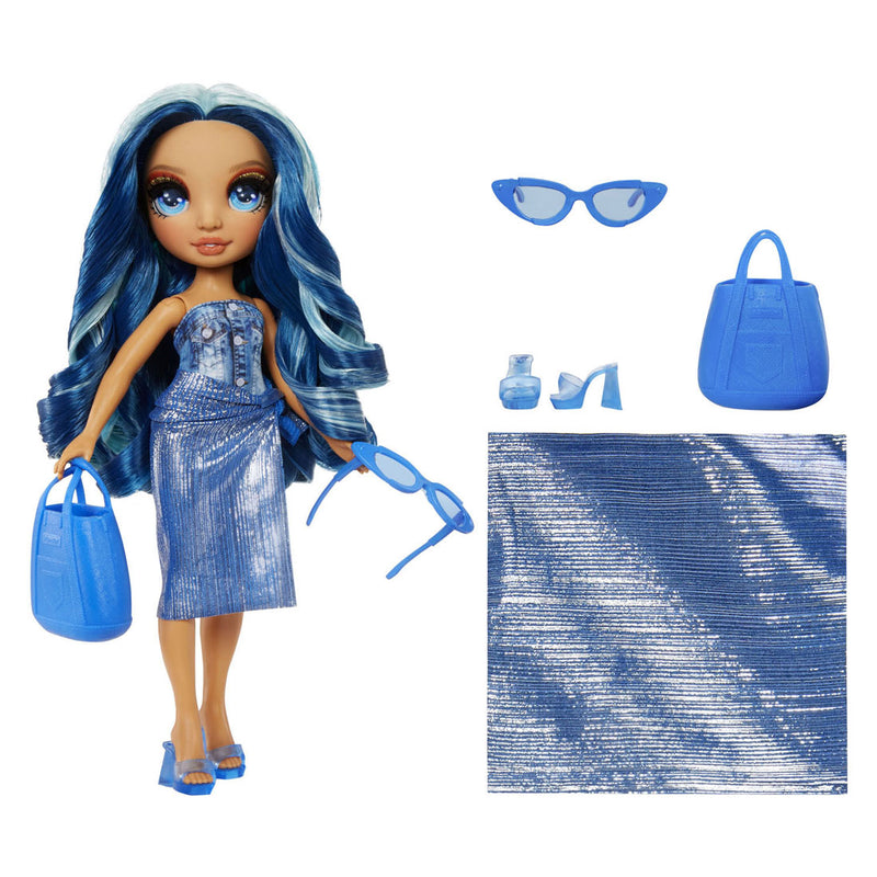 Load image into Gallery viewer, Rainbow high swim style-modepop - 28 cm - skyler (blauw)