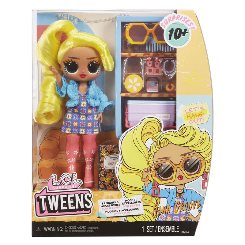 Load image into Gallery viewer, L.o.l. surprise! tweens modepoppen - 16,5 cm - hana groove