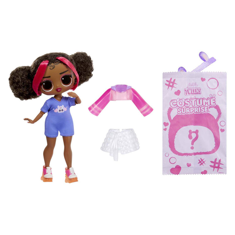 Afbeelding laden in galerijviewer, L.o.l. surprise! tweens costume surprise hoops cutie paars modepop