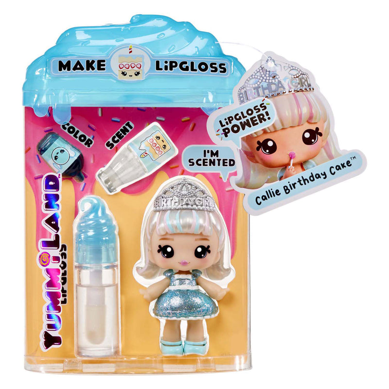 Load image into Gallery viewer, Yummiland lipgloss pop callie birthday cake