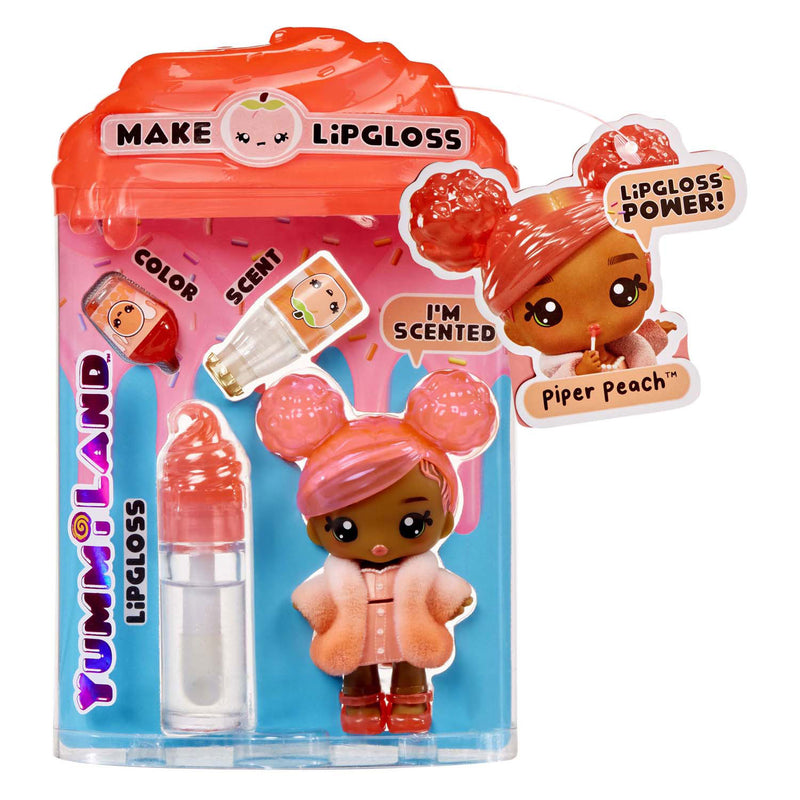 Load image into Gallery viewer, Mga entertainment yummiland lipgloss pop piper peach