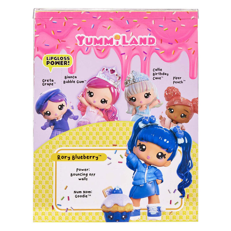 Load image into Gallery viewer, Mga entertainment yummiland large doll + lipgloss pet- rory blueberr