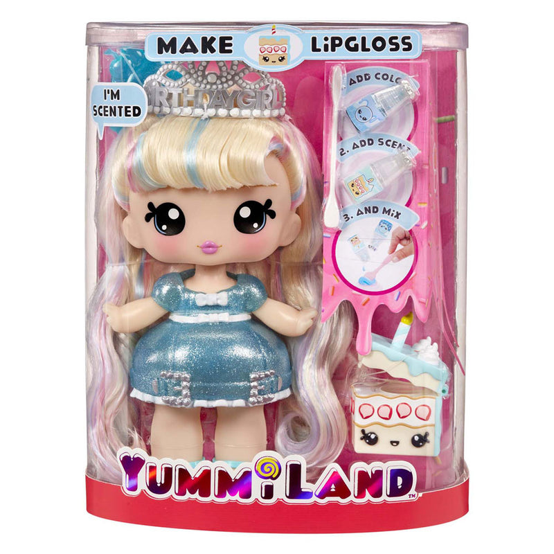 Load image into Gallery viewer, Mga entertainment yummiland lipgloss pop met huisdier - callie birthday cake