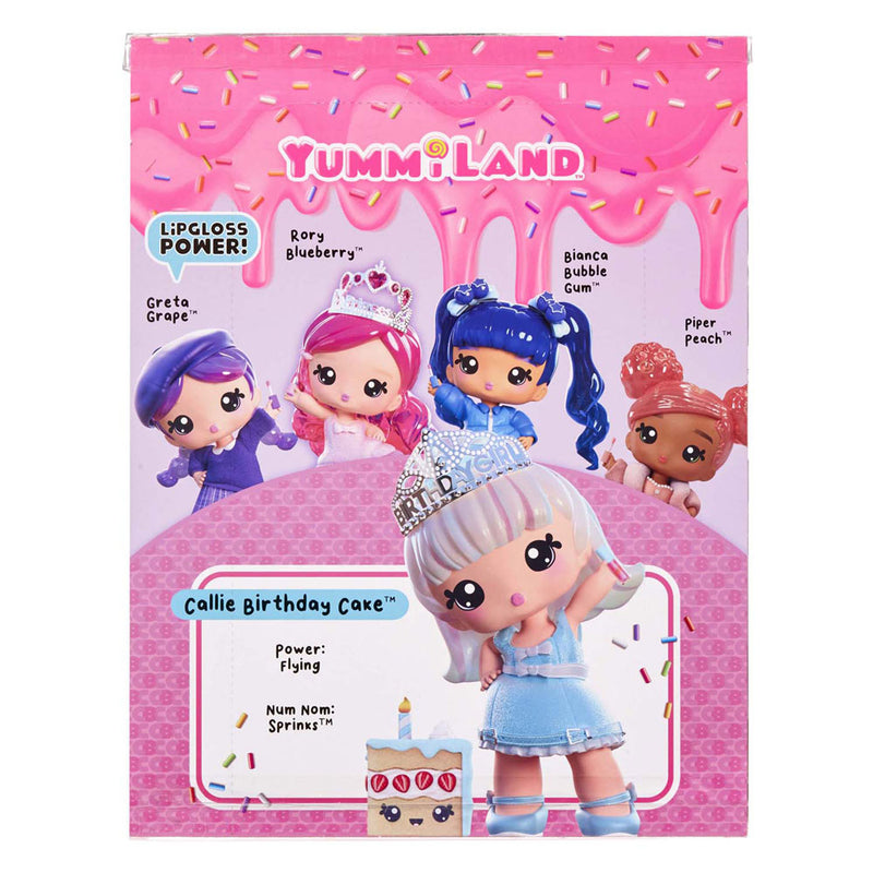 Afbeelding laden in galerijviewer, Yummiland pop met lipglossdiertje - callie birthday cake
