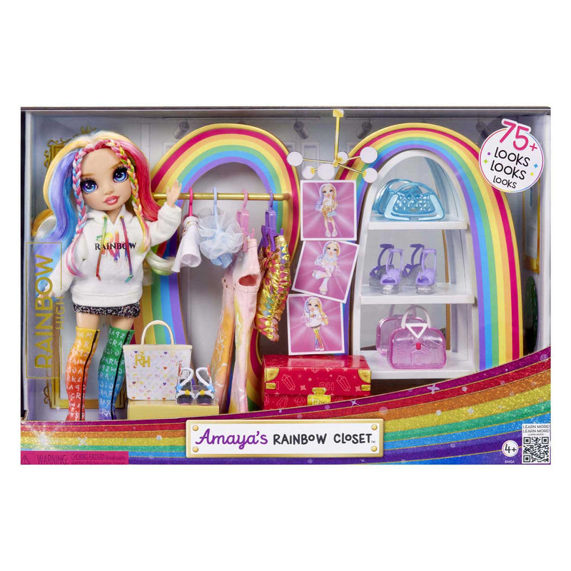 Load image into Gallery viewer, Mga entertainment rainbow high amaya's rainbow closet speelset