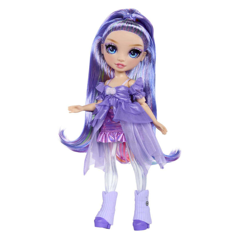 Load image into Gallery viewer, Mga entertainment rainbow high rainbow shimmers with slime fashion doll violet (purple)