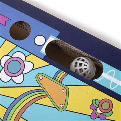 Load image into Gallery viewer, Rosewood krabplank en speelbaan flipperkast blauw