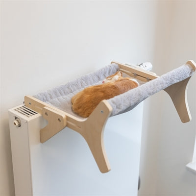 Load image into Gallery viewer, Trixie hangmat hout onbehandeld grijs