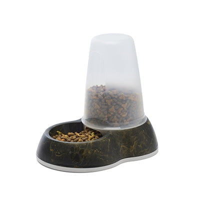 Load image into Gallery viewer, Savic voerdispencer loop marble zwart goud