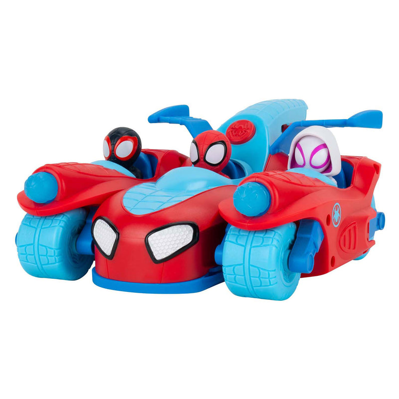 Load image into Gallery viewer, Jazwares spidey team split racer 3in1 voertuig