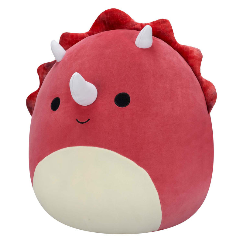 Load image into Gallery viewer, Squishmallows knuffel pluche - tristan rode triceratops, 50cm