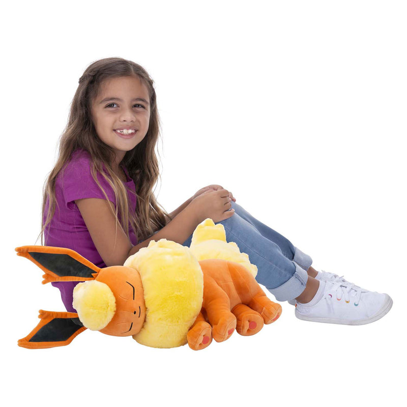 Load image into Gallery viewer, Jazwares pokémon slapende knuffel pluche flareon, 45cm