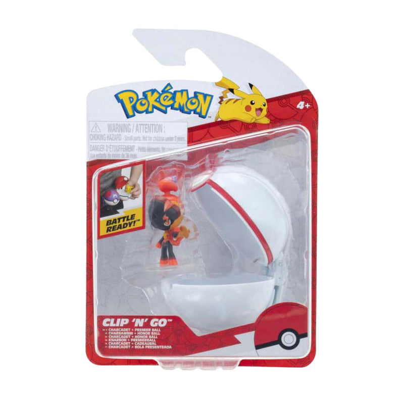 Afbeelding laden in galerijviewer, Jazwares pokémon - clip n go charcadet premier ball