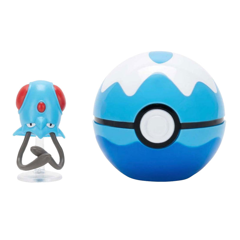 Load image into Gallery viewer, Jazwares pokémon - clip n go tentacool dive ball