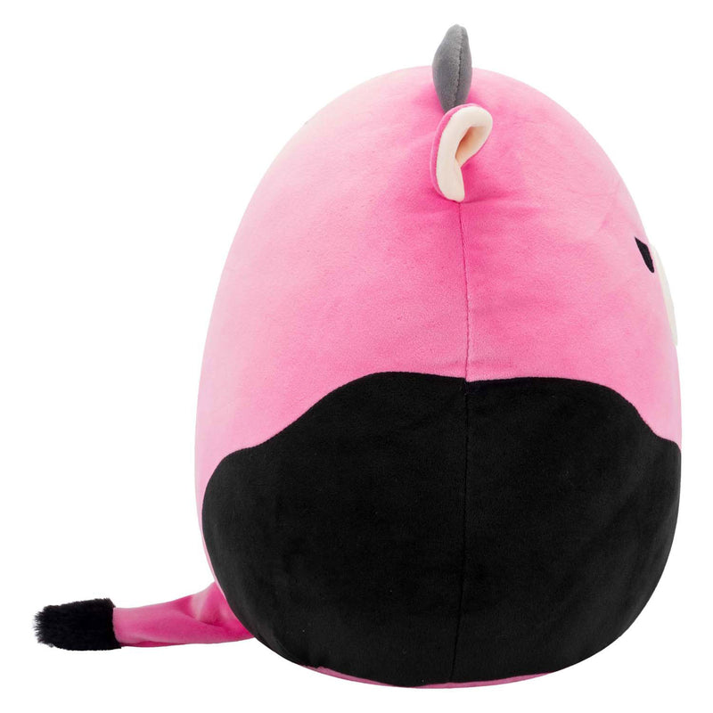 Load image into Gallery viewer, Squishmallows knuffel pluche - zwarte en roze koe, 30cm
