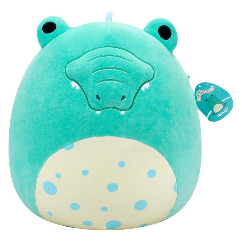 Load image into Gallery viewer, Squishmallows knuffel pluche - tortuga blauwgroene alligator, 40cm