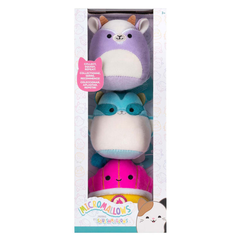 Load image into Gallery viewer, Squishmallows knuffel pluche - micromallows tia, mariska, louden - 3dlg.