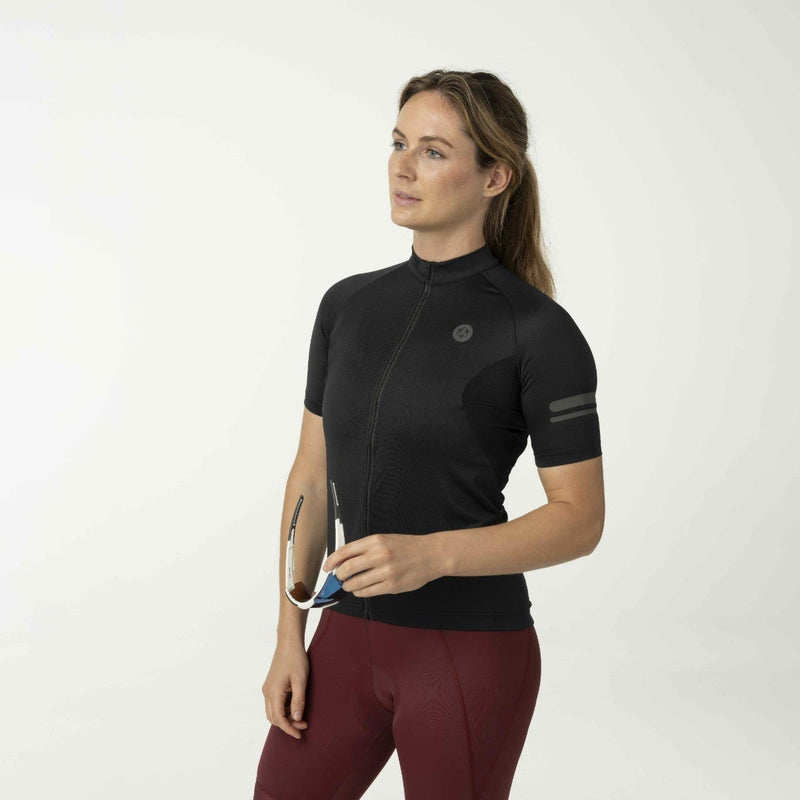 Afbeelding laden in galerijviewer, Core fietsshirt ss essential dames zwart