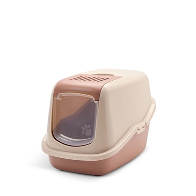 Load image into Gallery viewer, Savic kattenbak nestor champagne roze terracotta