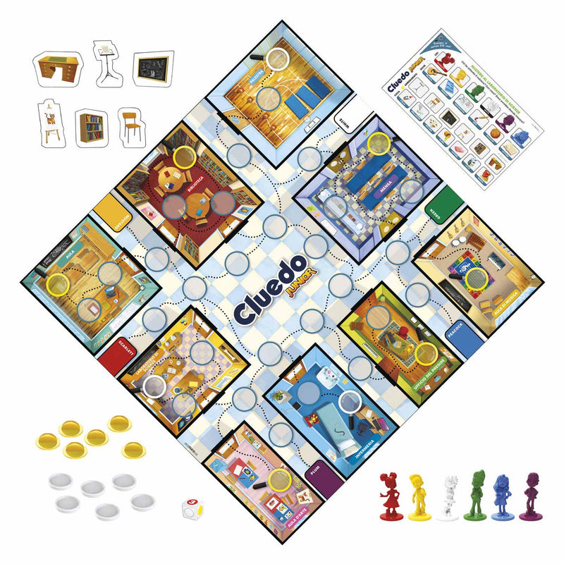 Load image into Gallery viewer, Hasbro Cluedo Junior Bordspel