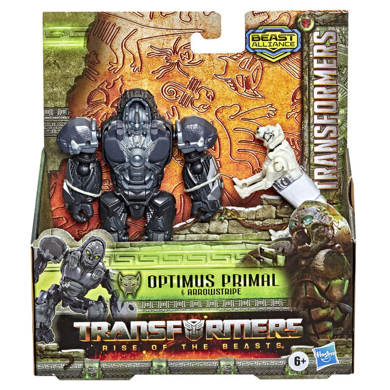 Load image into Gallery viewer, Hasbro Transformers Rise of the Beasts Weaponizer Actiefiguren Optimus Primal Arrowstripe