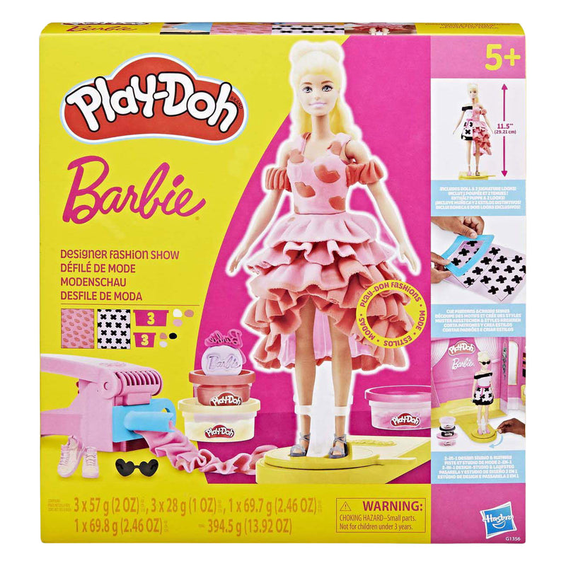 Load image into Gallery viewer, Play-doh barbie designer fashion show - 6 kleipotjes