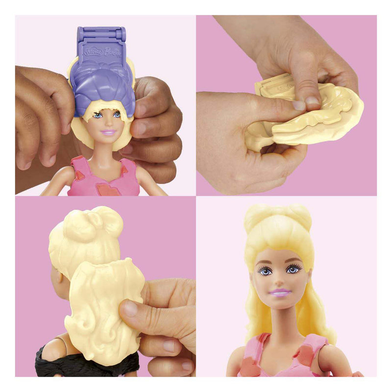 Load image into Gallery viewer, Play-doh barbie designer fashion show - 6 kleipotjes