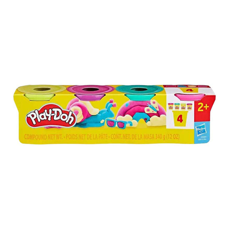 Load image into Gallery viewer, Play-doh levendig - 4 kleipotjes