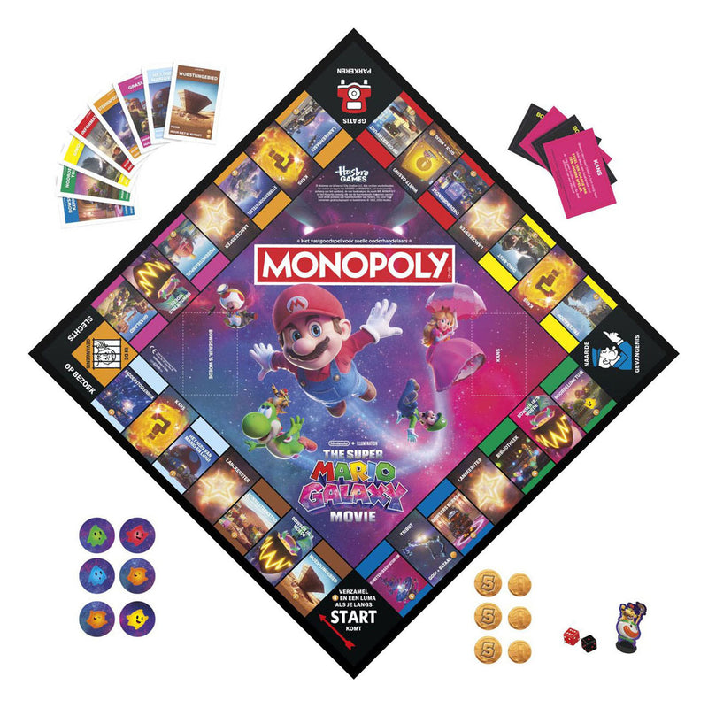 Load image into Gallery viewer, Hasbro monopoly: the super mario galaxy movie edition nl