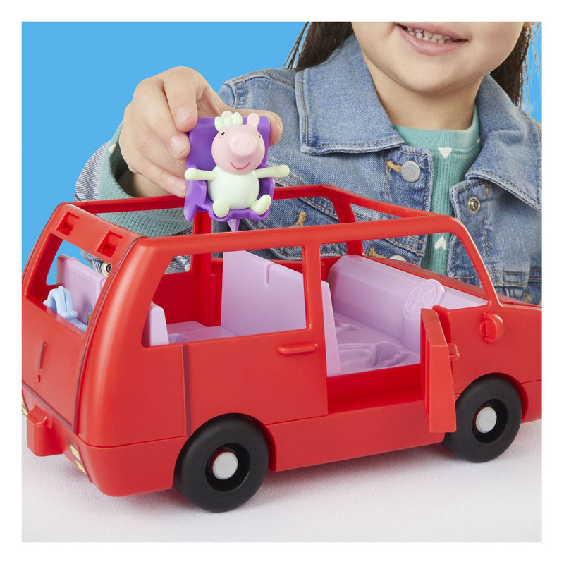 Load image into Gallery viewer, Peppa pig peppa's grote familie auto - inclusief baby evie