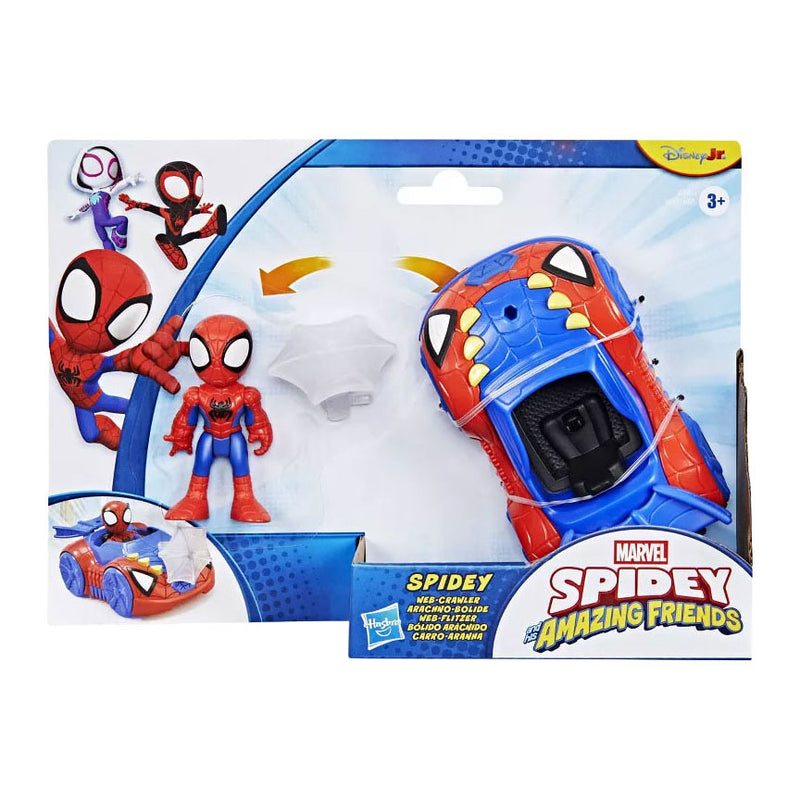 Load image into Gallery viewer, Hasbro marvel spidey met spidey web crawler speelgoedauto