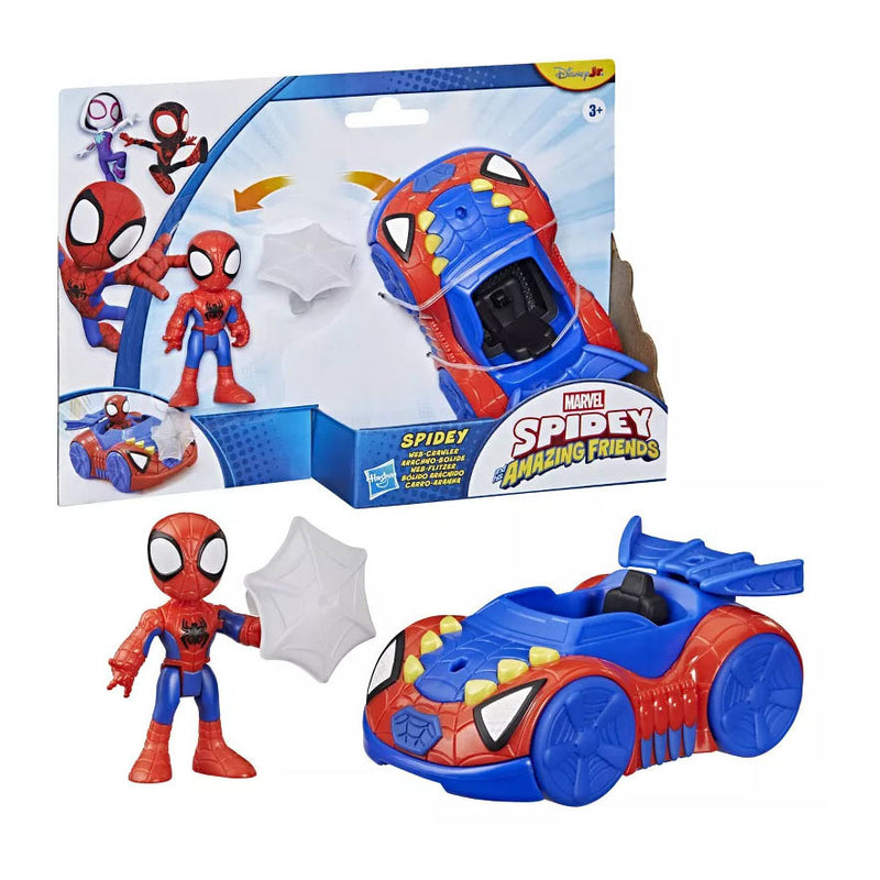 Load image into Gallery viewer, Hasbro marvel spidey met spidey web crawler speelgoedauto
