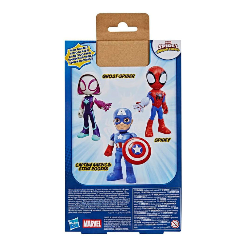 Load image into Gallery viewer, Marvel spidey and his amazing friends supersized captain america speelfiguur